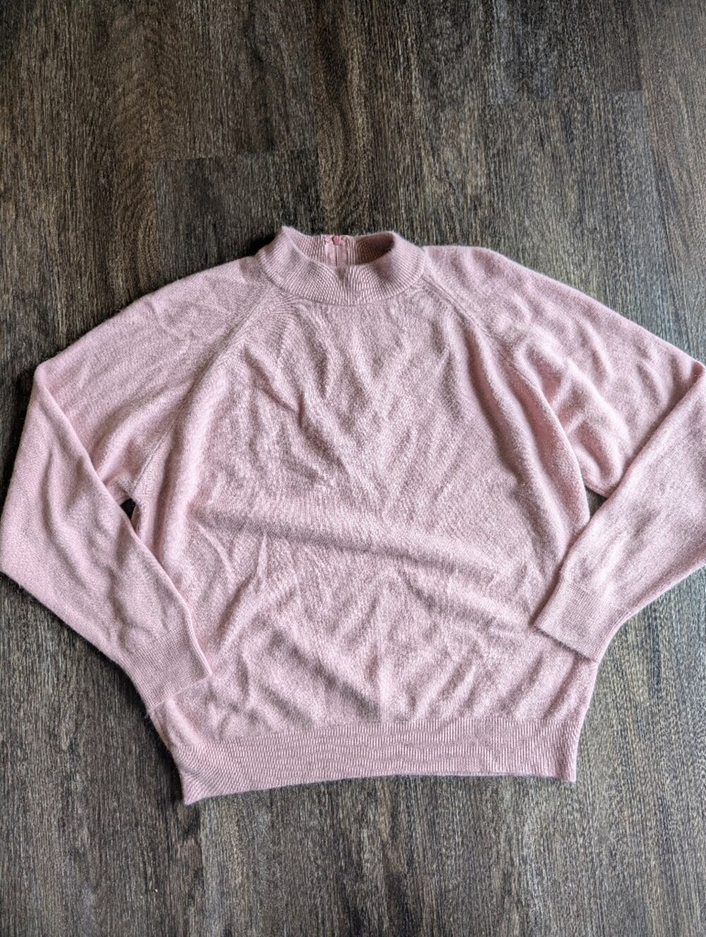 Gold Hanger Collection Women’s Cozy Mock Neck Sweater - Blush Pink